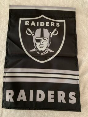 Raiders Black & Silver Team Banner